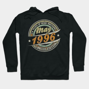 Born In MAY 1996 Limited Edition 24th Birthday Gifts Hoodie